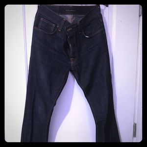 Nudie Jeans Dude Dan Dry Classic Navy 30W 32L